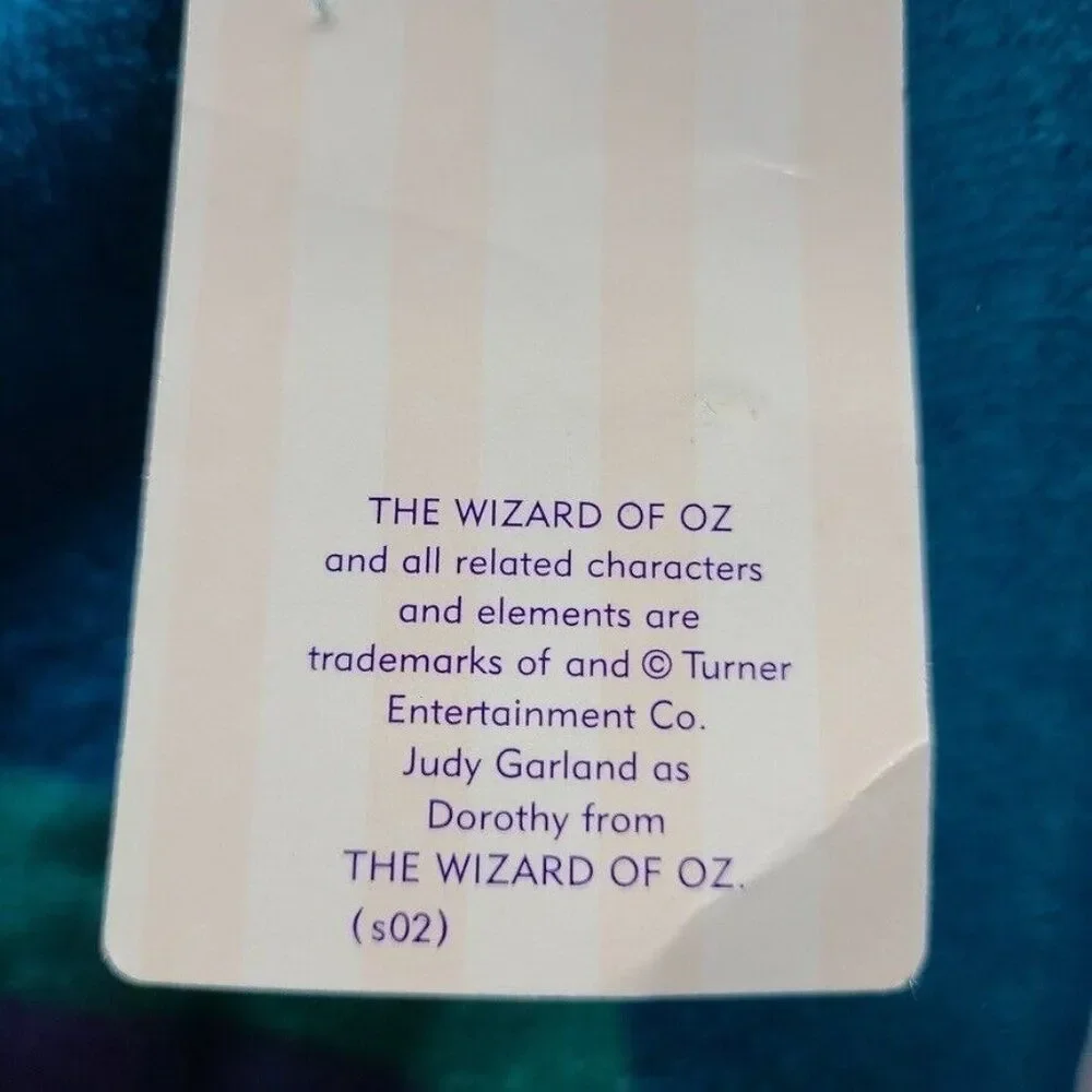 Vintage 90s Wizard of Oz Yellow Brick Road Beach Towel Dorothy Toto New